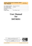 User Manual for SMT8091 - Sundance Multiprocessor Technology Ltd.