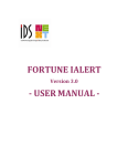 Fortune iAlert User Manual Version 3.0