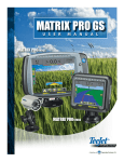 Matrix Pro GS User Manual 98-05273