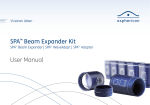 User Manual SPA™ Beam Expander Kit