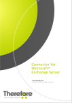 Connector for Microsoft® Exchange Server