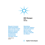 IDX Damper - Agilent Technologies