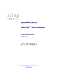 ZMOTION Detection Module Product Specification