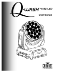 Q-Wash™ 419Z-LED User Manual Rev. 4