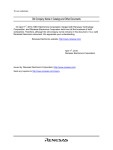SH-2A, SH-2 E200F Emulator Additional Document for User`s