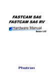FASTCAM SA6 FASTCAM SA6 RV