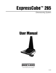 ExpressCube&trade; 265 - Rice Lake Weighing Systems