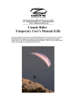 Cosmic Rider Temporary User`s Manual (GB)