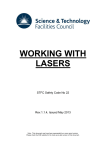 Work with lasers