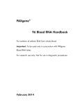 PAXgene 96 Blood RNA Kit Handbook
