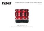 Portable Wireless Sound System with Bluetooth