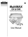 MultiMAX EX Manual