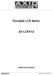 Portable LCR Meter AX