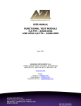 Jerome&reg; Hydrogen Sulfide Functional Test Module User`s