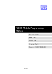 PLC11-01 Module Programming Manual