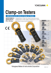 Bulletin CL-E Clamp-on Testers 300 Series and CL Series