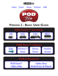 Line 6 POD Farm™ 2 Basic User Guide