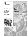 2711E-819, PanelBuilder 1400e Software for Windows User Manual