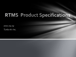 RTMS USER AND SERVICE MANUAL