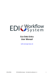 Eco Data Entry User Manual