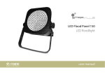 LED Flood Panel 150 LED floodlight user manual