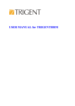 USER MANUAL for TRIGENTHRM