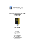 CCM500 User Manual - InstruTech®, Inc.