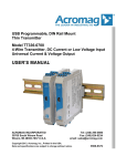8500937C TT336-0700 User`s Manual
