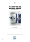 “THE CUBE” COMBIS TECHNICAL MANUAL