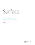 Surface RT User Guide - Tri-City College Prep High School