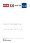 User Manual - Department of Hydrology and Meteorology