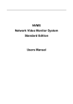 NVMS Network Video Monitor System Standard