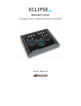 JLCooper Eclipse SX User Manual - PDF