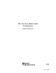 Hart Scientific 9112 Calibration Furnace Manual