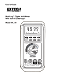 USER MANUAL IN PDF - Extech Instruments