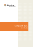 iConstruct 2013 User Guide