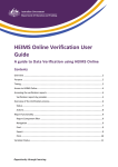 HEIMS Online Verification user guide