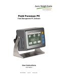 Field Foreman PC User Guide