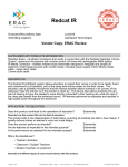 Vendor Copy: ERAC Review Redcat IR