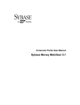 Sybase Money Mobiliser - Consumer Portal User Manual