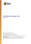 AVG AntiVirus Free Edition 2015 User Manual