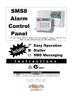 SMS8 Alarm Control Panel