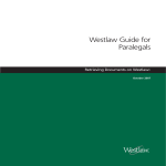 Westlaw Paralegal Guide