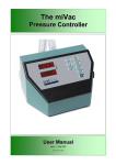 The miVac Pressure Controller User Manual