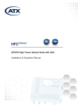 QFHPN High Power Optical Node Installation