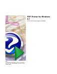 User Manual - PDF Printer for Windows 8.1, PDF Converter for