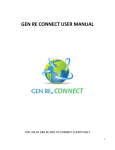 GEN RE CONNECT USER MANUAL