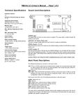 RM31A (v1.3) User`s Manual - Page 1 of 4 Sound Card