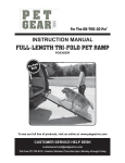 Tri-Fold Pet Ramp