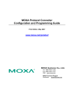 Moxa Protocol Converter Configuration and Programming Guide